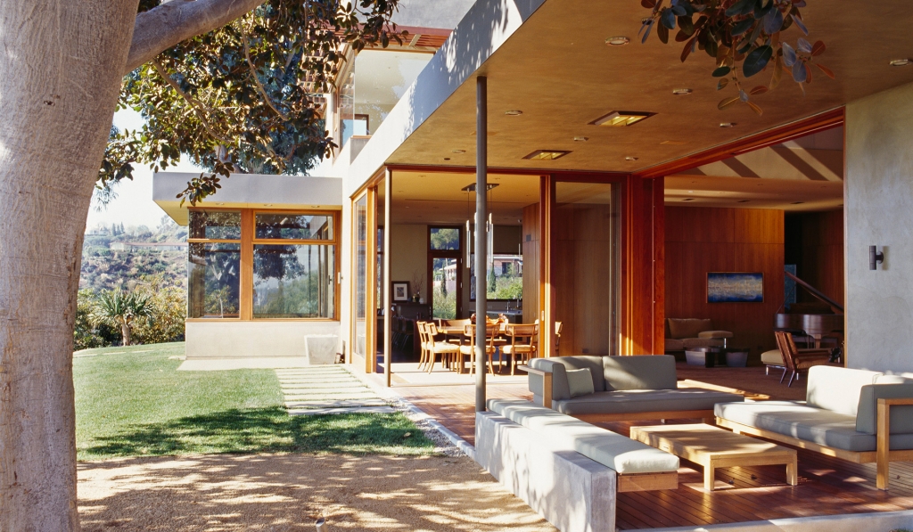 modern outdoor living room