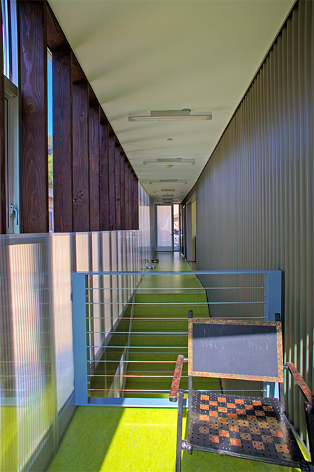 modern entryway