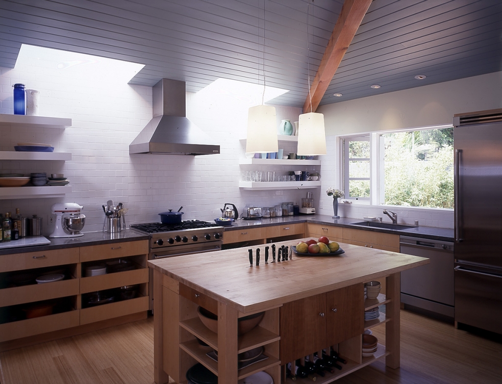 modern white kitchen