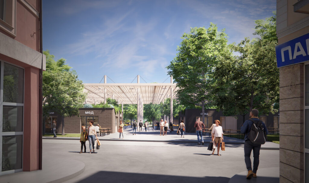 Dutton Architects Bulgarian Market Plan Canopy